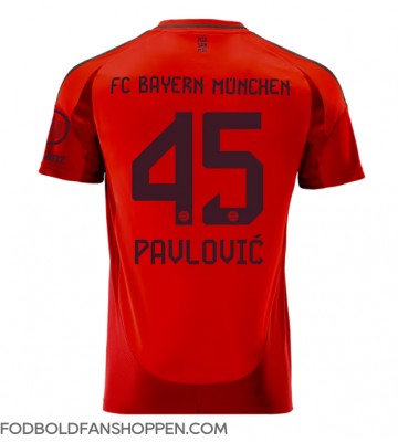 Bayern Munich Aleksandar Pavlovic #45 Hjemmebanetrøje 2024-25 Kortærmet